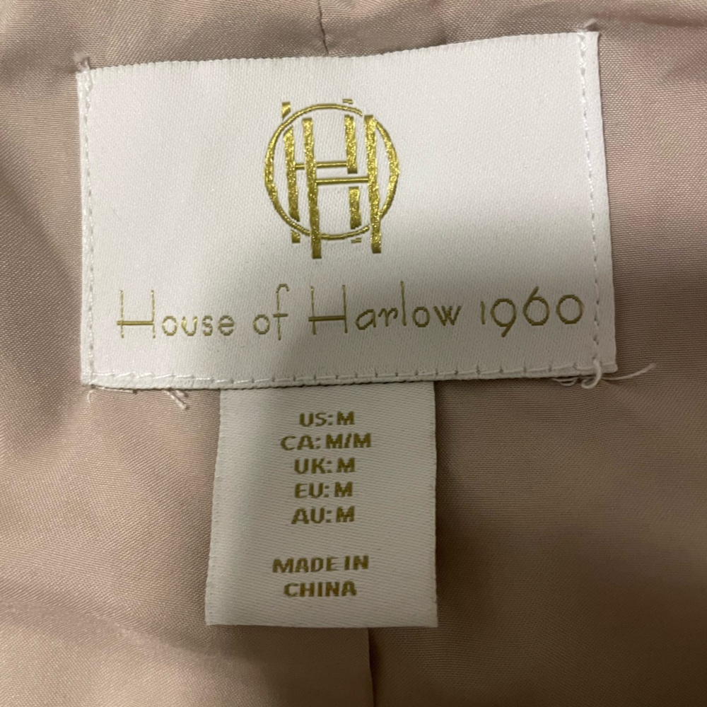 House of Harlow 1960 Taupe Vest - Picture 3 of 4